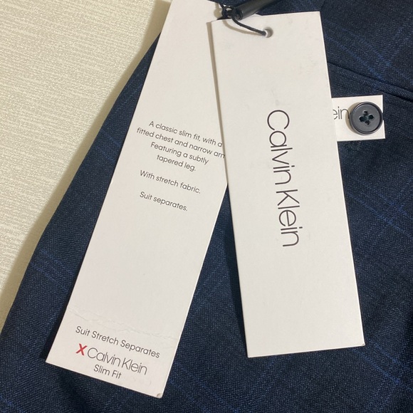 CALVIN KLEIN Men's Checkered Dress Pants - Picture 8 of 10